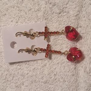 Cross earrings